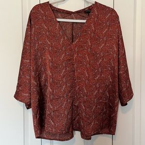 Banana Republic Factory Red Blouse